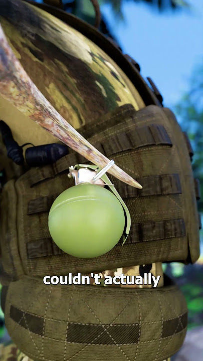 Soldiers Tape Their Grenades 😳
