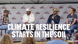 Climate Resilience Starts in the Soil Panel at Farm Aid 2022