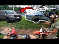 OLD MAN CALLS THE COPS! (Urban Pitbike ride)