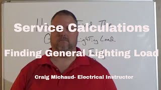 Finding General Lighting Load for Dwellings