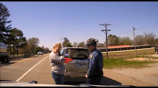 Traffic Stop Vehicle Search  Arkansas State Police HWY 67 Corning