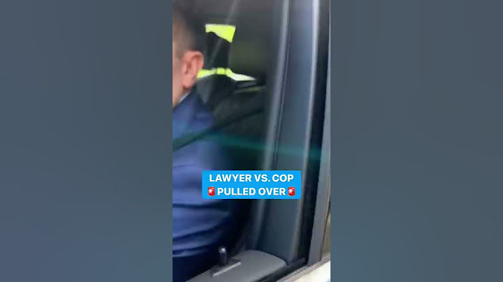 Lawyer Vs Cop: Getting Pulled Over