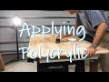 Applying Polycrylic Applying Polycrylic
