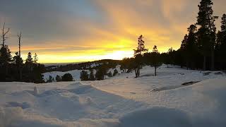 Casper Mountain Wyoming Time-Lapse Sunset