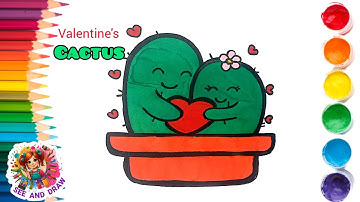 How to draw cute valentine