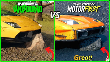 The Crew Motorfest VS NFS Unbound (Graphics Physics Details)