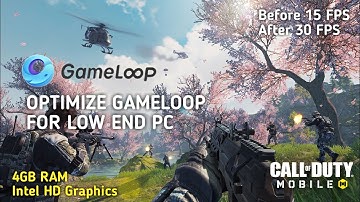 Gameloop Lag Fix | Best Settings For Low End PC | CODM | PUBG Mobile