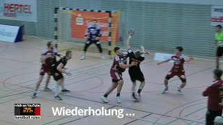 Handballregeln: Hinausstellung für Halten in Halsnähe - Spielfortsetzung?