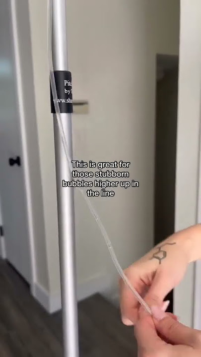 how to remove bubbles from IV set. #nursingskills #shorts #doctor #nurse #nursing