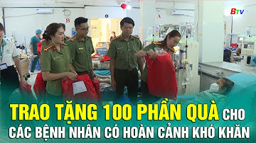 Trao tặng 100 phần quà cho các bệnh nhân có hoàn cảnh khó khăn | Truyền hình Bình Dương