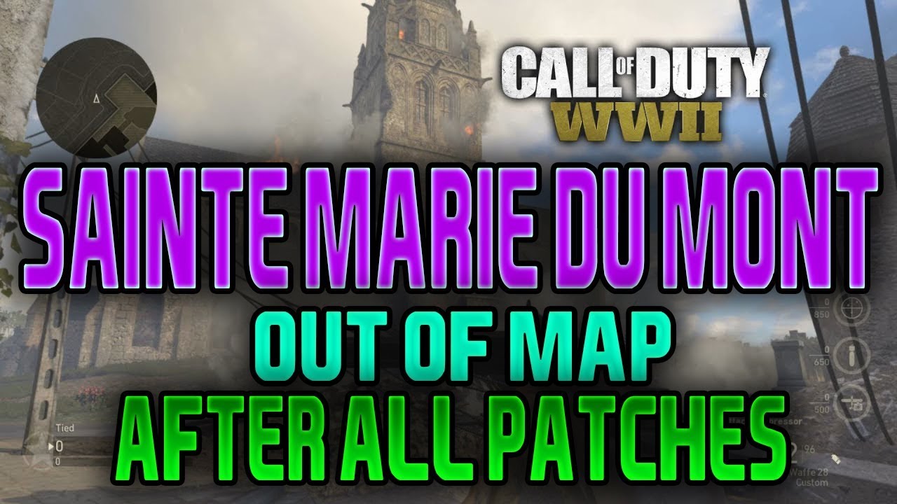 COD WW2 SAINTE MARIE DU MONT OUT OF MAP *After All Patches* YouTube