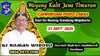 Wayang Kulit Jawa Timuran Ki Dalang Ki Dalang Roman Widodo Kel. Made Sambikereb Surabaya.
