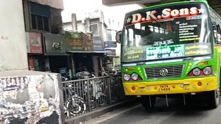 Vadasery Busstand to All Buses mostly visions from D. K. Sons, Royal, popular, NPN