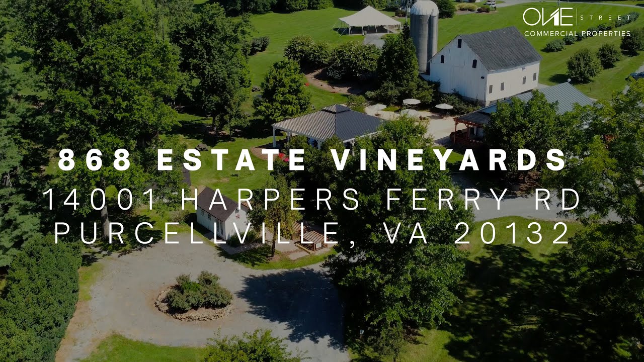 868 Estate Vineyards For Sale Northern VA Wine Country Investment