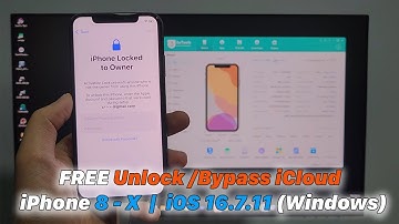 GRATIS iCloud ontgrendelen/omzeilen voor iPhone 8 - X | iOS 16.7.11 (Windows)