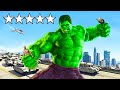 Playing GTA 5 As The HULK (Superhero Mod)