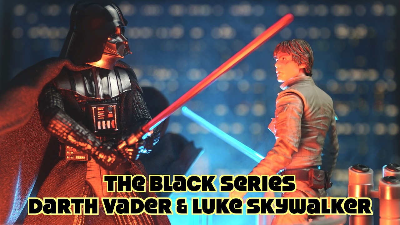 UNBOXING The Black Series Darth Vader & Luke Skywalker Two Pack