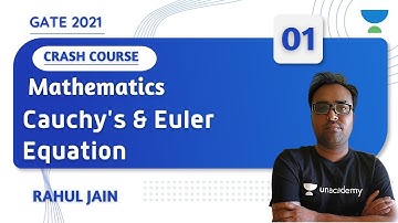 08:00 PM - GATE 2021 | Mathematic by Rahul Jain | Cauchy