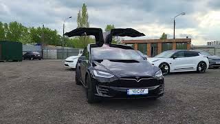 Tesla Model X 75D 2016 року, пневмо підвіска, 22 диски, 7 місць