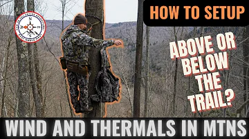 How to Setup Based on WIND and THERMALS | Deer Hunting Mountain Bucks