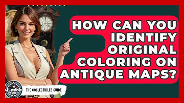 How Can You Identify Original Coloring On Antique Maps? - The Collectibles Guide