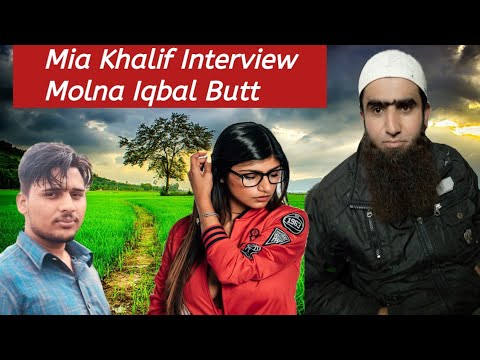 MOLANA IQBAL BUTT NA MIA KHALIFA KI CLASS LGADI Mi Khalifa Byan