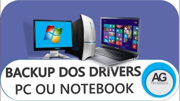 Como fazer o Backup todos drivers do PC ou Notebook
