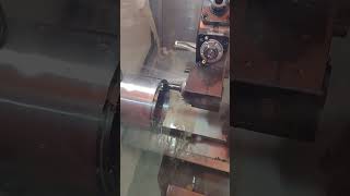 Глубокое сверление нержавейки на токарном ЧПУ #cnc #machine