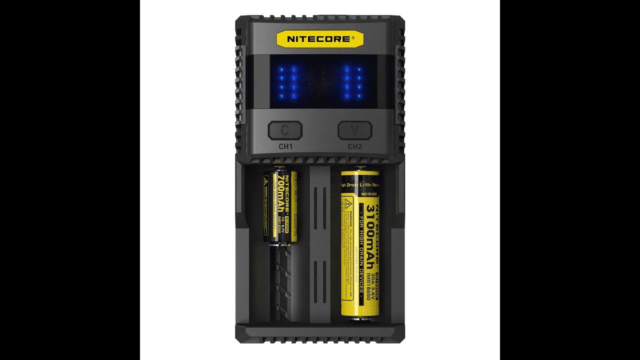 Nitecore sc2-3a cargador de carga rápida para 18650 batería Li-ion