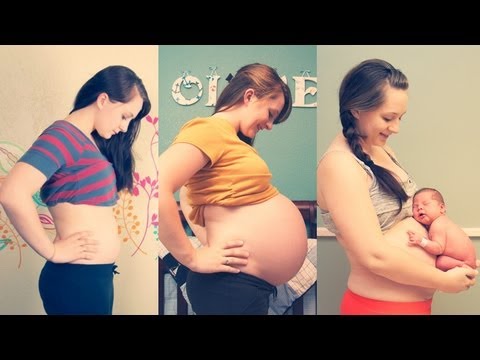 WATCH MY BELLY GROW - Weekly Pregnancy Progression