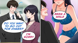 [Manga Dub] A pretty girl I have a crush on is quitting, so I asked her out for dinner but [RomCom]