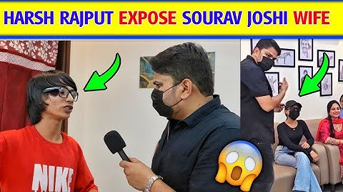 😮Harsh Rajput angry On Sourav Joshi vlogs । Harsh Rajput Roast Sourav Joshi vlogs । @RazBlogger 