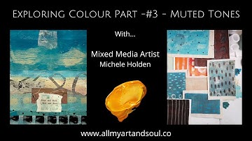 Art Journaling Ideas, Techniques & Process for Abstract Art Journal Page- How to Use Colour