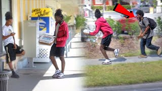 Pizza Delivery Prank In The Hood Gone Wrong