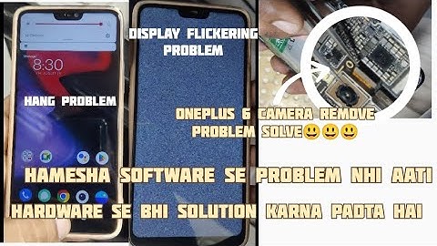 ONEPLUS 6/6T HANG PROBLEM OR DISPLAY FLICKERING PROBLEM SOLUTION /MOBILE HANG PROBLEM SOLUTION