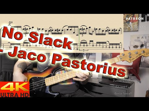 jaco-pastorius-&-brian-melvin---no-slack-[bass-cover]---with-notation-and-tabs