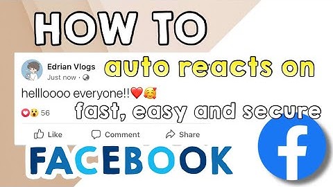 how to auto react on facebook 2021 | fast, easy and secure