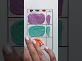 Finger painting magic mixing purple blue green orange with white shorts colormagiclab colorlab