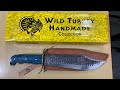 Wild turkey bowie knife review handmade collection