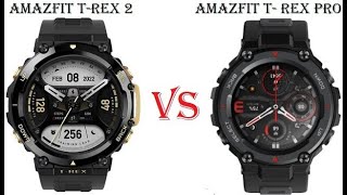 Amazfit T-Rex 2 VS Amazfit T-Rex Pro Comparison
