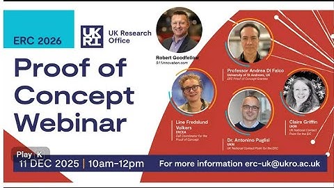 ERC Proof of Concept Webinar