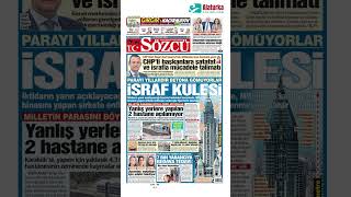 12 Mayıs 2024 - Sözcü Gazetesi 1. Sayfa