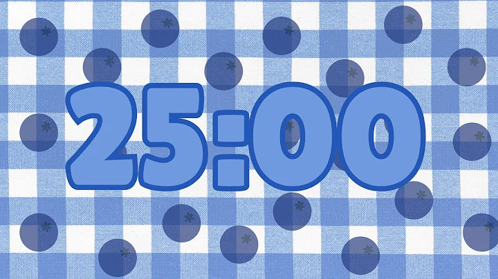 25 Minute Timer- Deep Focus for Relaxing, Studying and Working