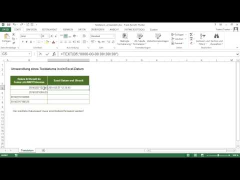Excel: Matrixformeln Tutorial: