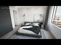 Modern 60m2 studio apartment virtual tour unreal engine 4