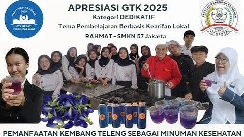 Apresiasi GTK 2025 Kategori Dedikatif Pemanfaatan Kembang Teleng Sebagai Minuman Kesehatan 