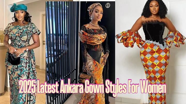 African Ankara Styles For Ladies/2025 Latest Ankara Gown Styles