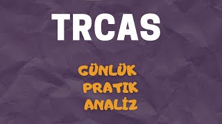 Trcas Günlük Hi̇sse Anali̇z