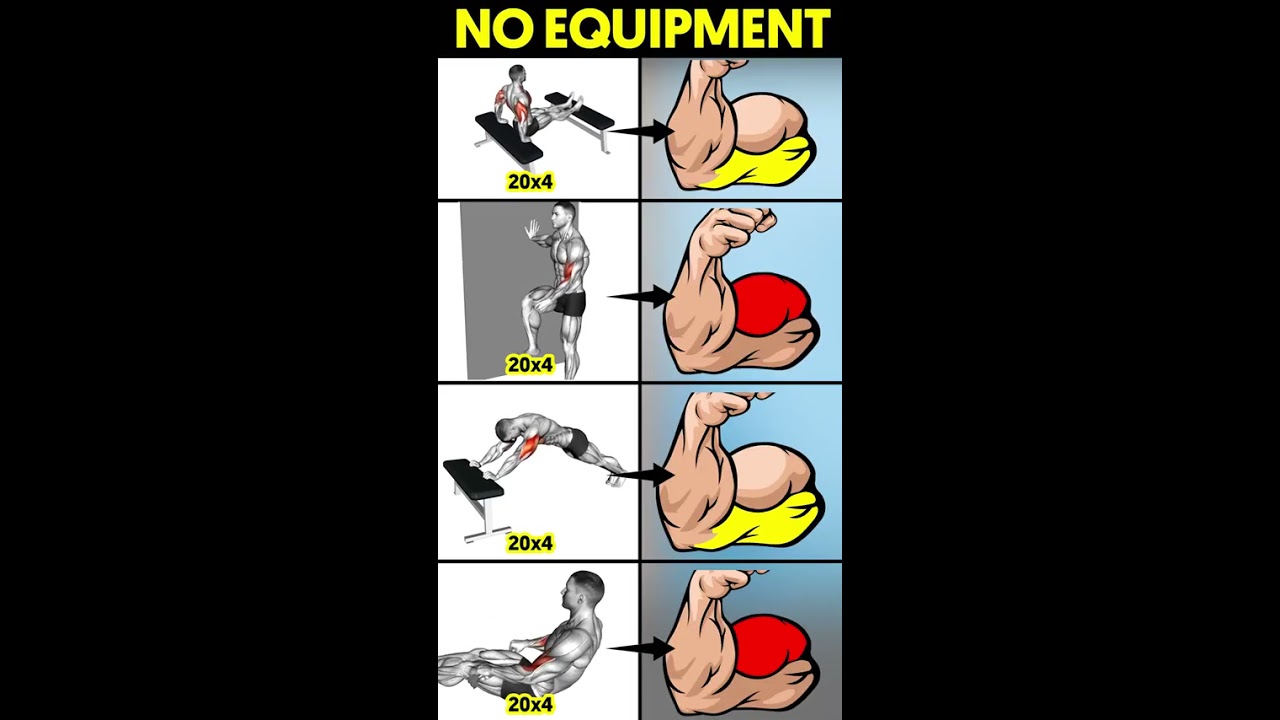 No Equipment Arm Workout Biceps Without 