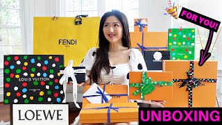 BETTER NOW THAN NEVER UNBOXING | LOUIS VUITTON, CHANEL, FENDI, LOEWE, MJ, SAMORGA | CHARIS❤️